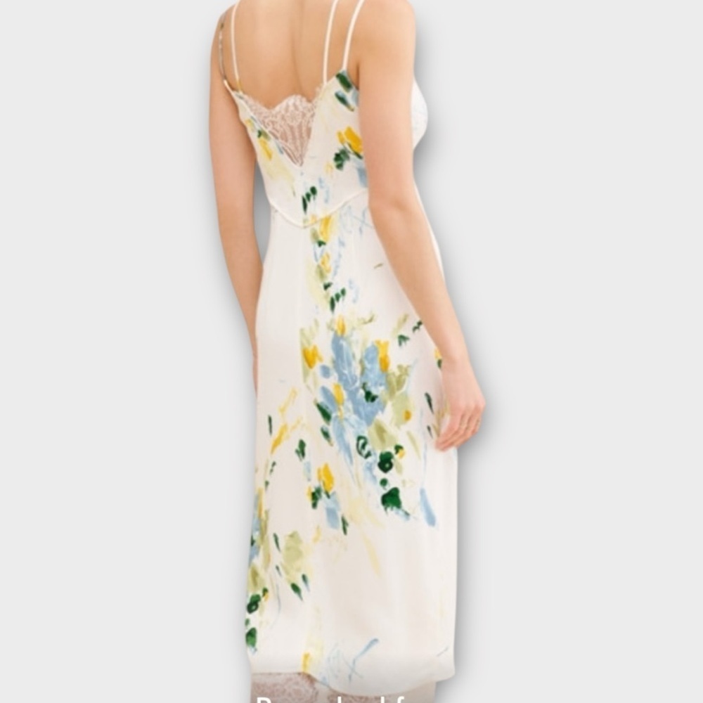 Anthropologie Lace Button Slip Dress - Picture 4 of 12